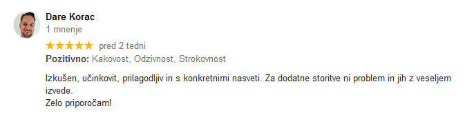 zadovoljstvo strank