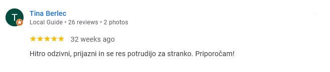 zadovoljstvo strank