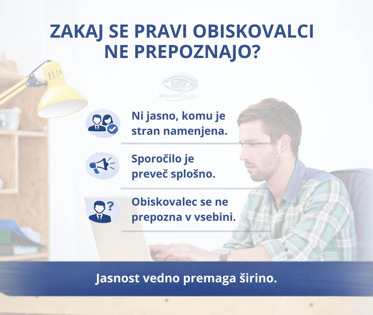 Zakaj večina spletnih strani ne pove jasno, komu so sploh namenjene